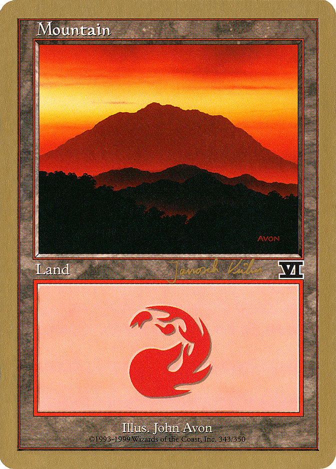 Mountain (jk343) (Janosch Kuhn) [World Championship Decks 2000] | GnG Games