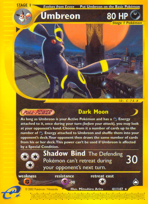 Umbreon (41/147) [Aquapolis] | GnG Games