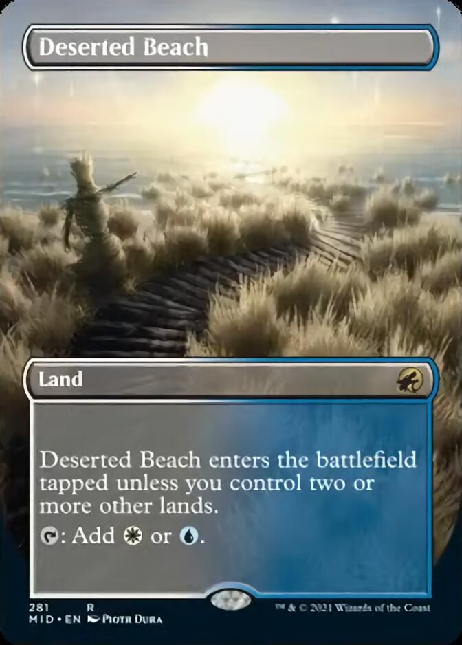 Deserted Beach (Borderless) [Innistrad: Midnight Hunt] | GnG Games