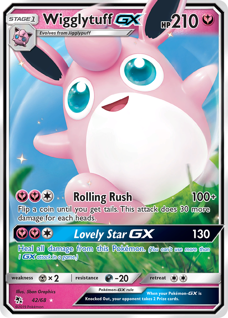 Wigglytuff GX (42/68) [Sun & Moon: Hidden Fates] | GnG Games