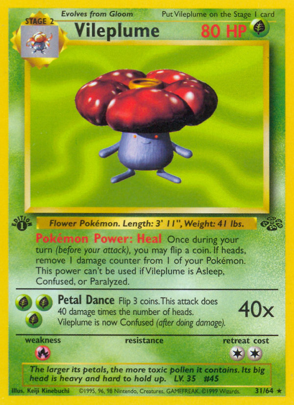 Vileplume (31/64) [Jungle 1st Edition] | GnG Games