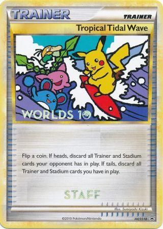 Tropical Tidal Wave (HGSS18) (Staff) [HeartGold & SoulSilver: Black Star Promos] | GnG Games