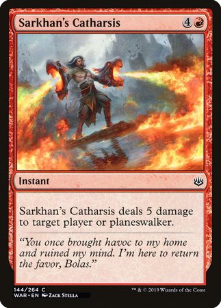 Sarkhan's Catharsis [War of the Spark] | GnG Games