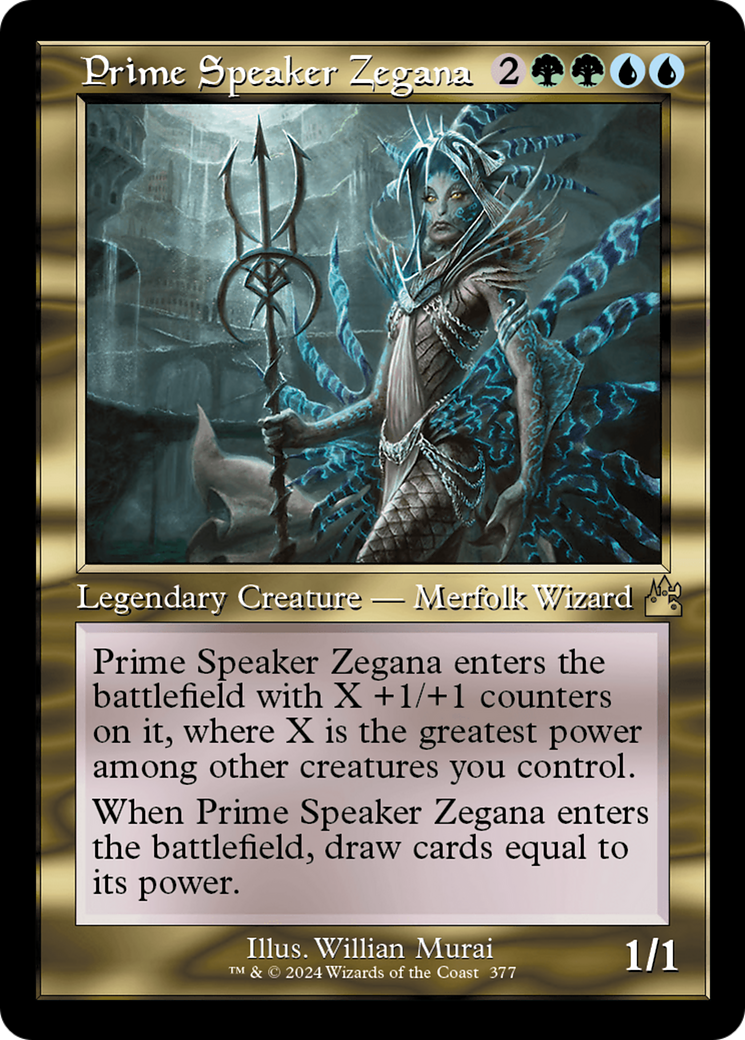 Prime Speaker Zegana (Retro Frame) [Ravnica Remastered] | GnG Games