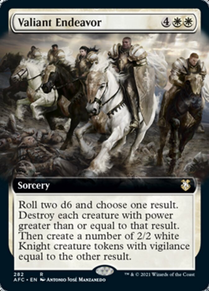 Valiant Endeavor (Extended) [Dungeons & Dragons: Adventures in the Forgotten Realms Commander] | GnG Games