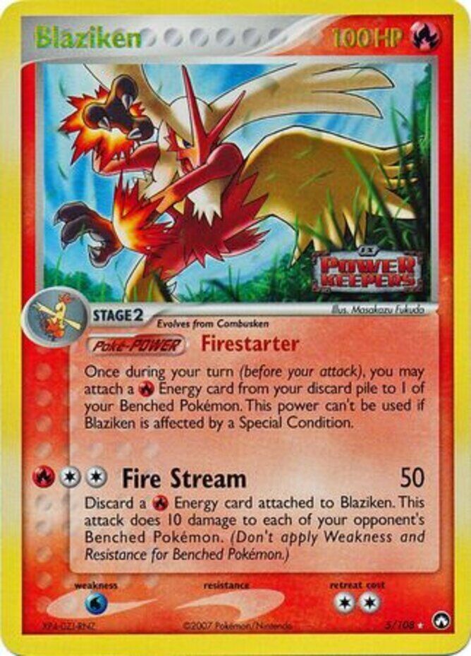 Blaziken (5/108) (Stamped) [EX: Power Keepers] | GnG Games