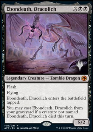 Ebondeath, Dracolich (Promo Pack) [Dungeons & Dragons: Adventures in the Forgotten Realms Promos] | GnG Games