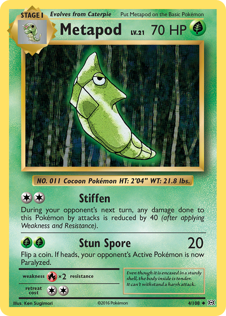 Metapod (4/108) [XY: Evolutions] | GnG Games