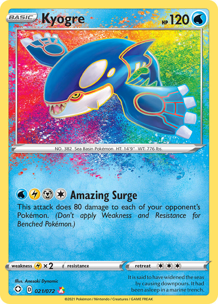 Kyogre (021/072) [Sword & Shield: Shining Fates] | GnG Games