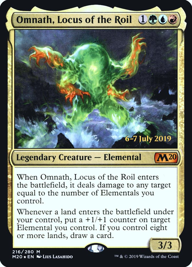 Omnath, Locus of the Roil  [Core Set 2020 Prerelease Promos] | GnG Games