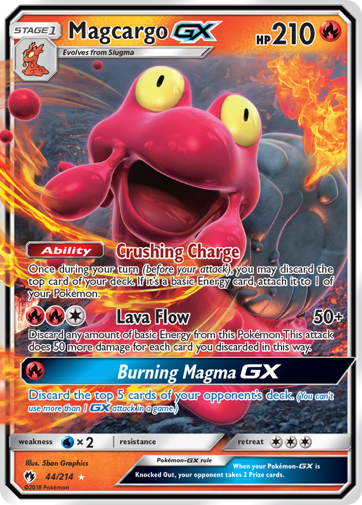 Magcargo GX (44/214) [Sun & Moon: Lost Thunder] | GnG Games