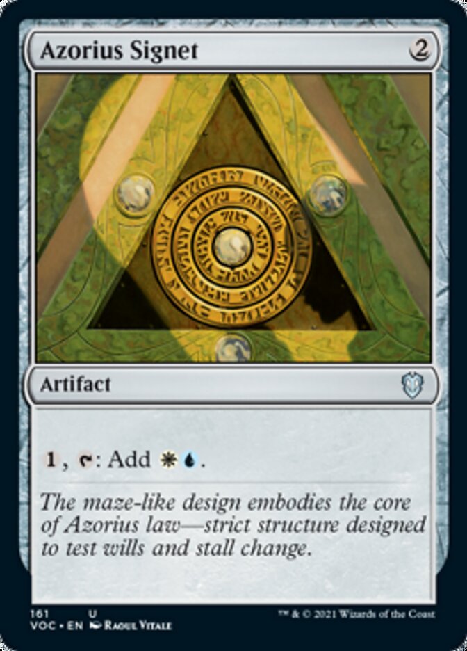 Azorius Signet [Innistrad: Crimson Vow Commander] | GnG Games