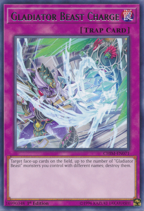 Gladiator Beast Charge [CHIM-EN071] Rare | GnG Games