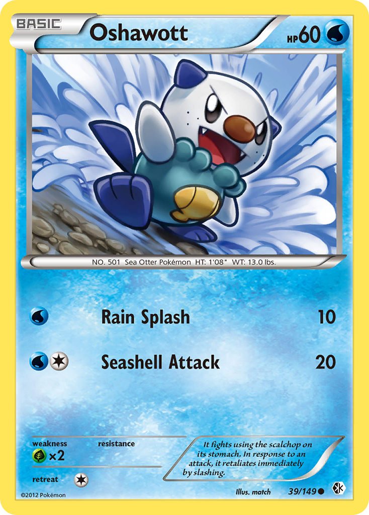 Oshawott (39/149) [Black & White: Boundaries Crossed] | GnG Games