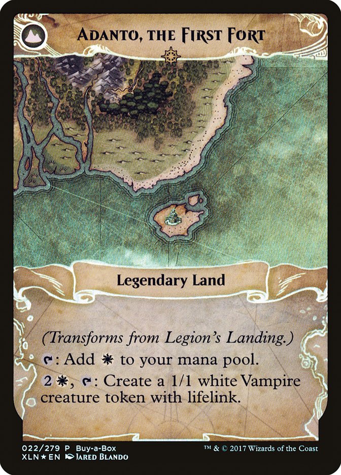 Legion's Landing // Adanto, the First Fort (Buy-A-Box) [Ixalan Treasure Chest] | GnG Games