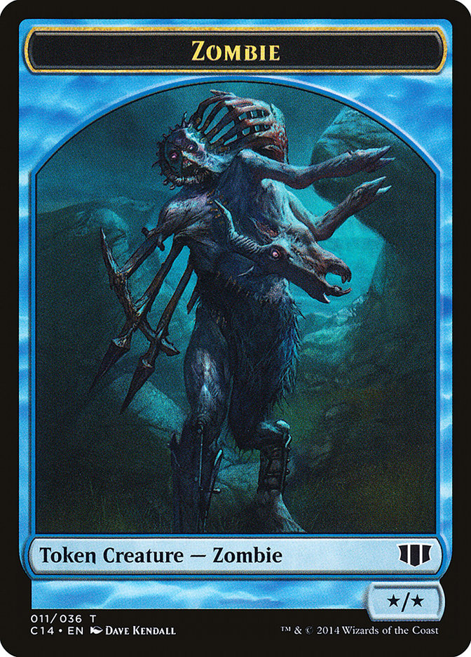 Ape // Zombie (011/036) Double-sided Token [Commander 2014 Tokens] | GnG Games