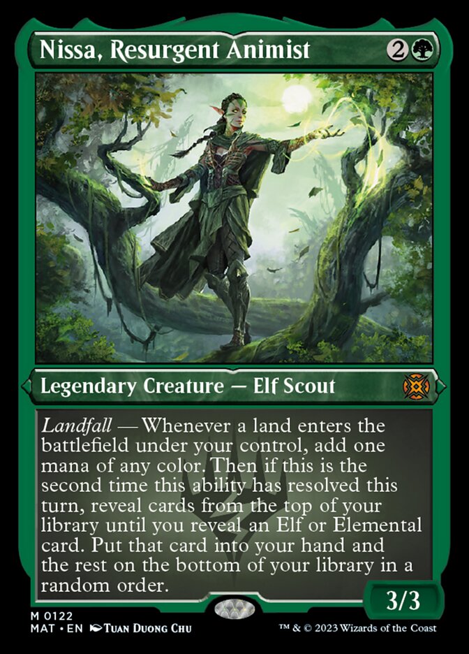 Nissa, Resurgent Animist (Foil Etched) [March of the Machine: The Aftermath] | GnG Games