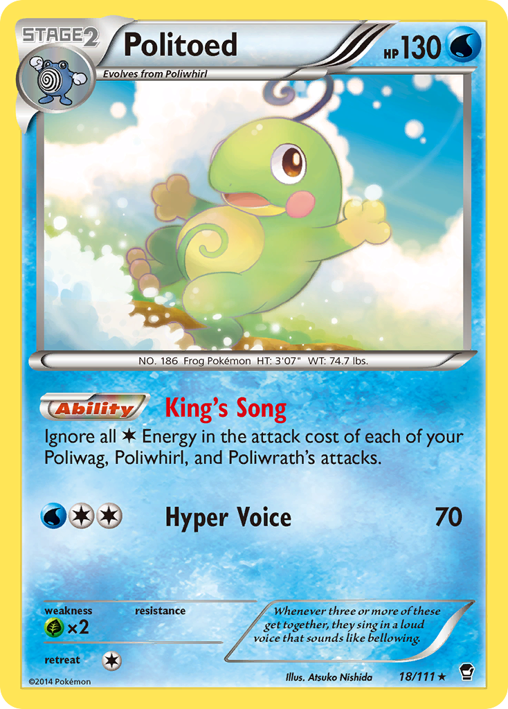 Politoed (18/111) [XY: Furious Fists] | GnG Games