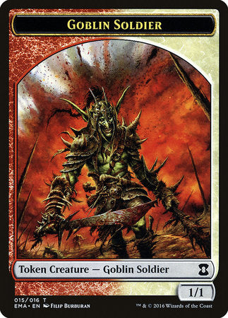 Goblin Soldier Token [Eternal Masters Tokens] | GnG Games