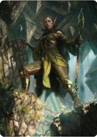 Nissa of Shadowed Boughs 1 Art Card [Zendikar Rising Art Series] | GnG Games