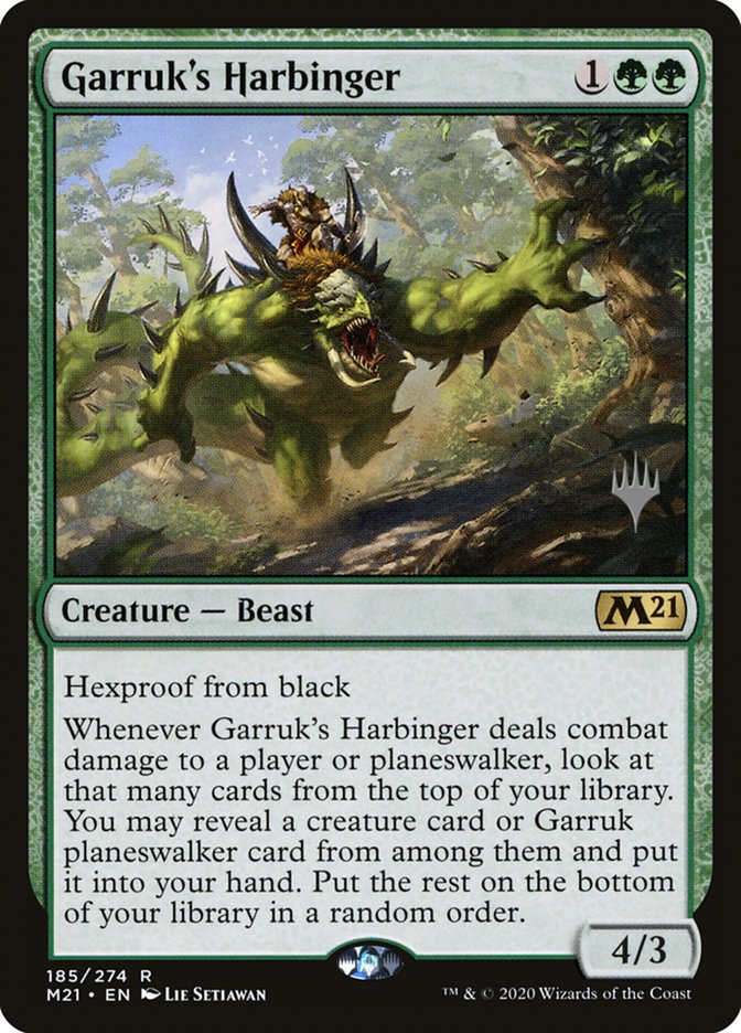 Garruk's Harbinger (Promo Pack) [Core Set 2021 Promos] | GnG Games