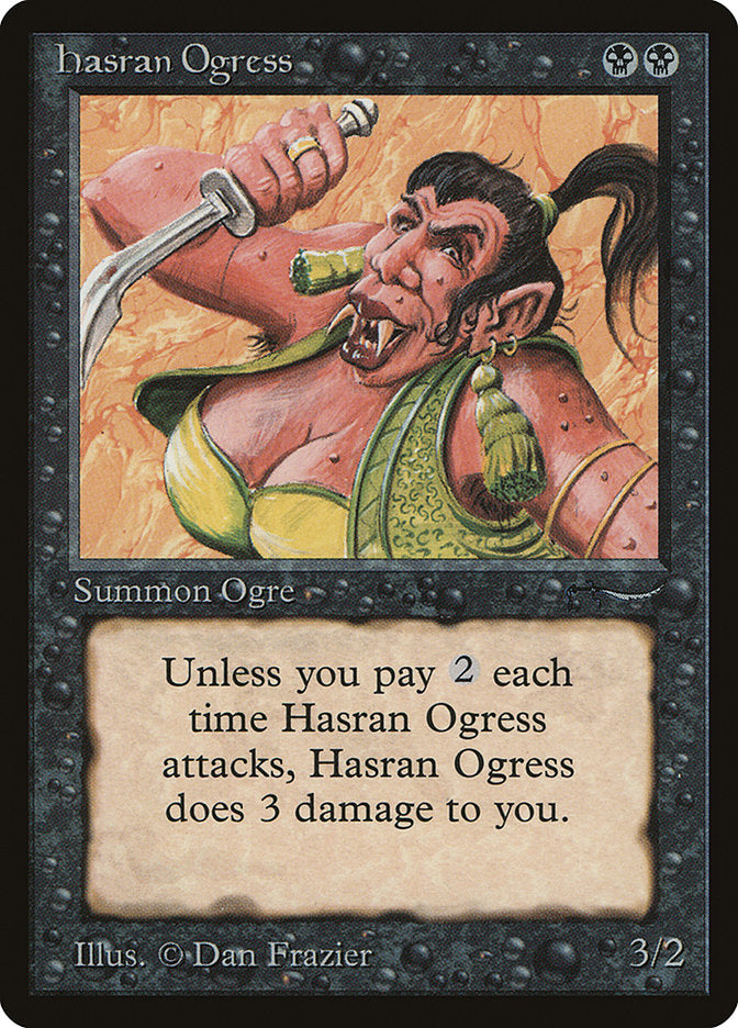 Hasran Ogress (Light Mana Cost) [Arabian Nights] | GnG Games