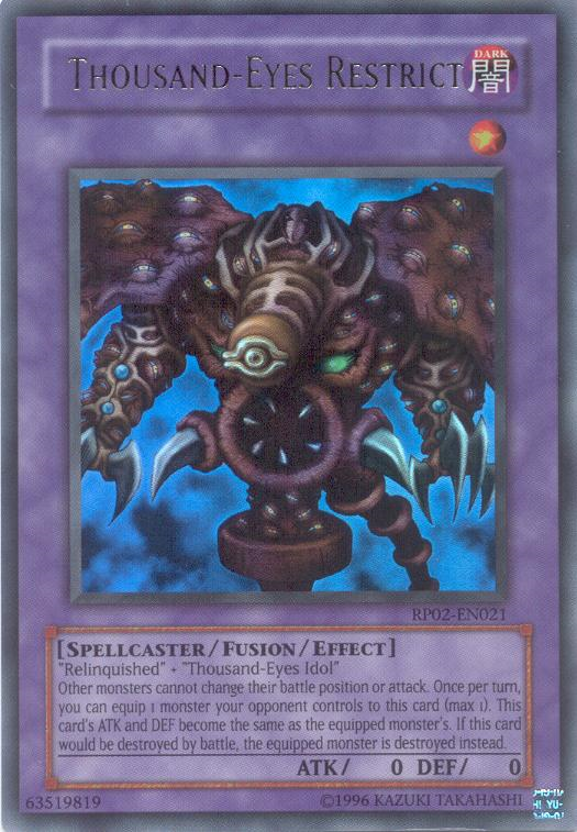 Thousand-Eyes Restrict [RP02-EN021] Ultra Rare | GnG Games