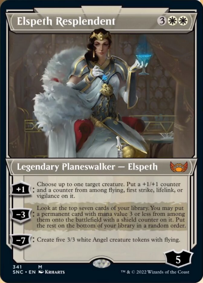 Elspeth Resplendent (Showcase Art Deco) [Streets of New Capenna] | GnG Games