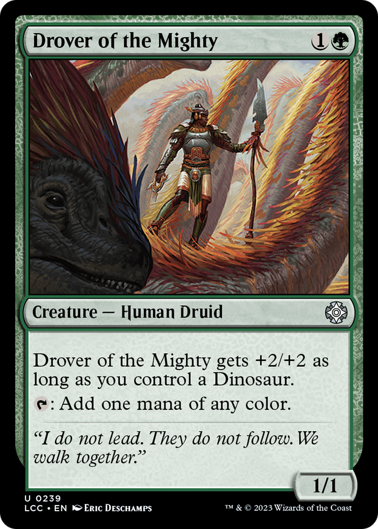 Drover of the Mighty [The Lost Caverns of Ixalan Commander] | GnG Games