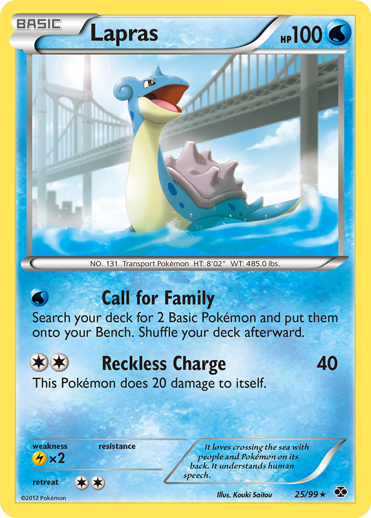 Lapras (25/99) [Black & White: Next Destinies] | GnG Games