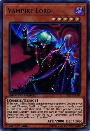 Vampire Lord [SBSC-EN007] Ultra Rare | GnG Games