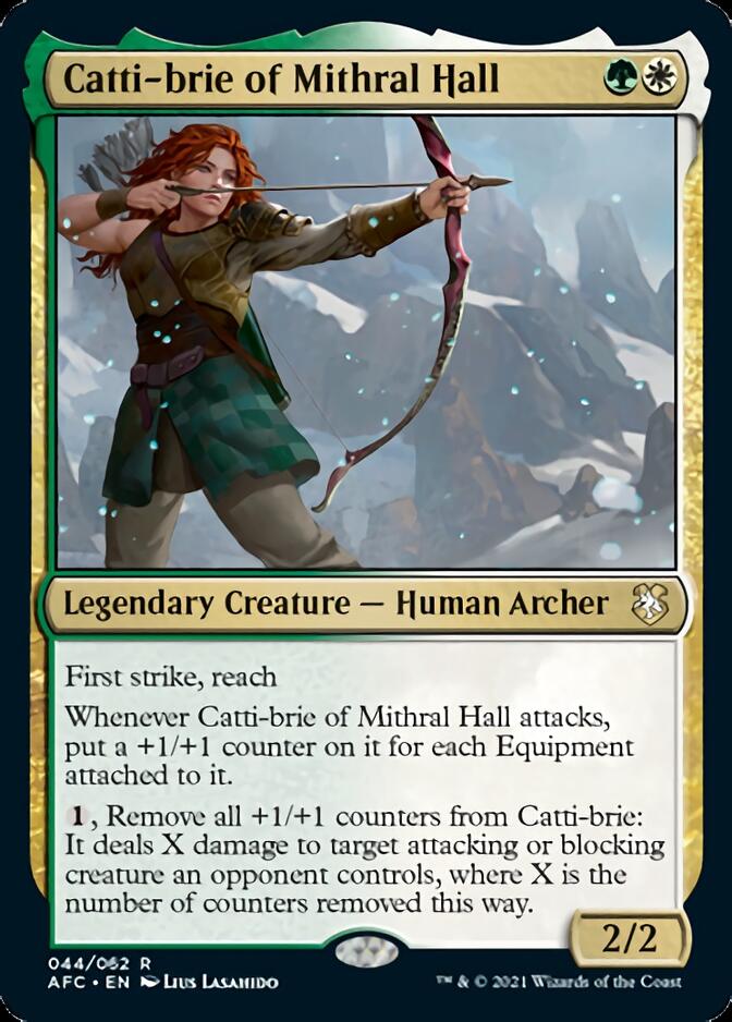 Catti-brie of Mithral Hall [Dungeons & Dragons: Adventures in the Forgotten Realms Commander] | GnG Games