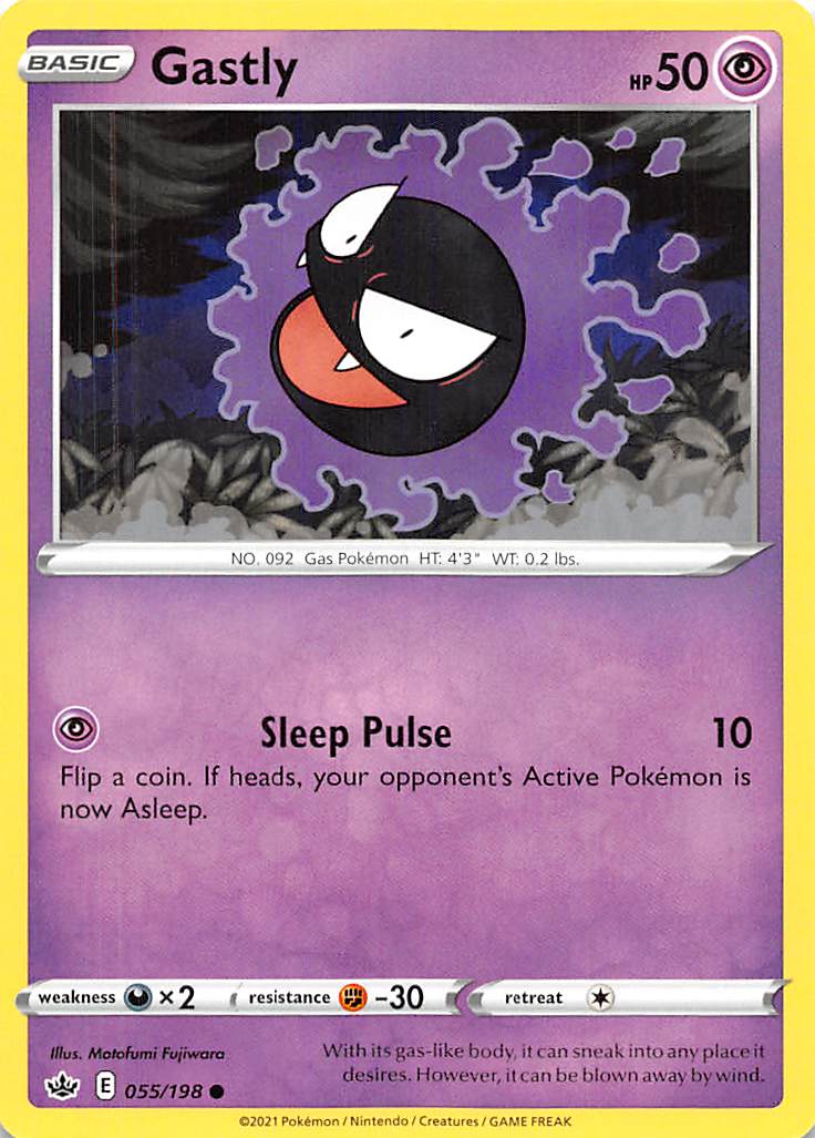 Gastly (055/198) [Sword & Shield: Chilling Reign] | GnG Games