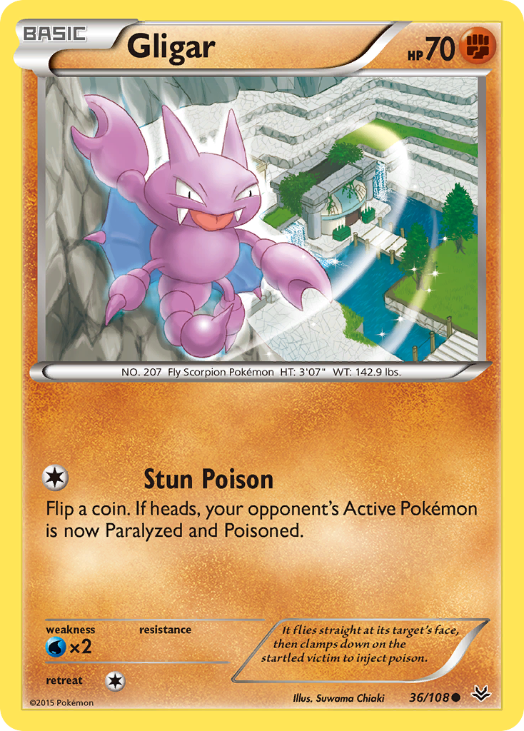 Gligar (36/108) [XY: Roaring Skies] | GnG Games