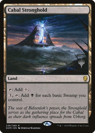 Cabal Stronghold [Dominaria Promos] | GnG Games