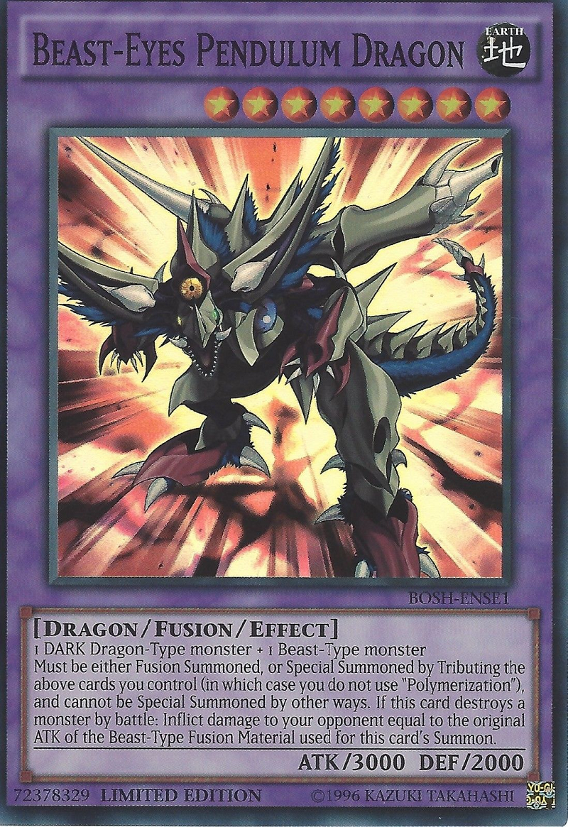 Beast-Eyes Pendulum Dragon [BOSH-ENSE1] Super Rare | GnG Games