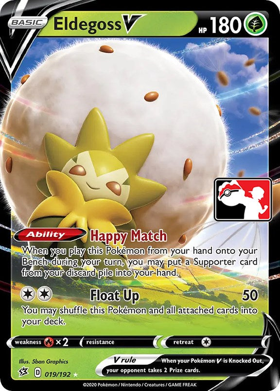 Eldegoss V (019/192) [Prize Pack Series One] | GnG Games