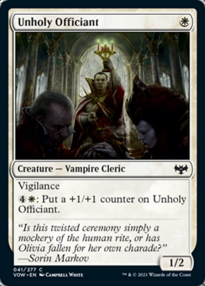 Unholy Officiant [Innistrad: Crimson Vow] | GnG Games