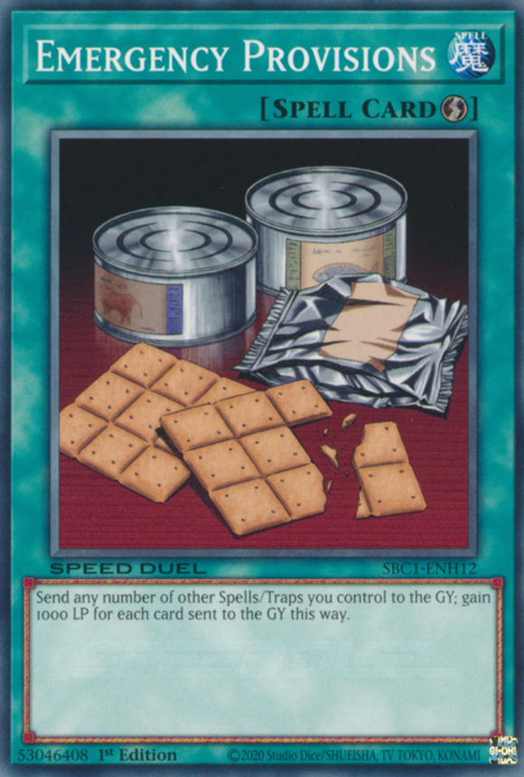 Emergency Provisions [SBC1-ENH12] Common | GnG Games