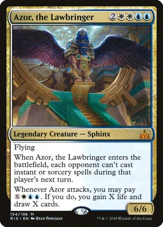 Azor, the Lawbringer [Rivals of Ixalan] | GnG Games