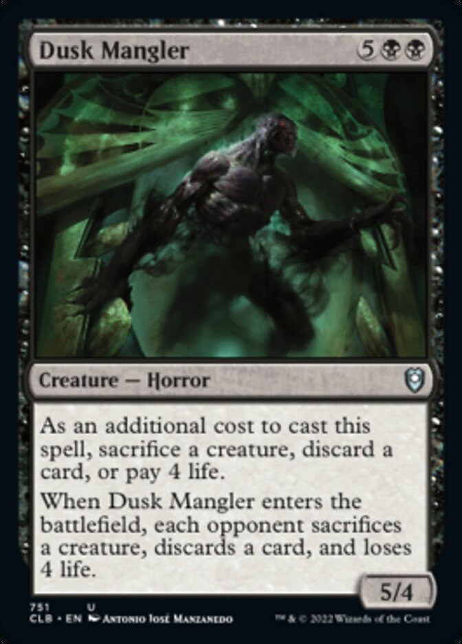 Dusk Mangler [Commander Legends: Battle for Baldur's Gate] | GnG Games