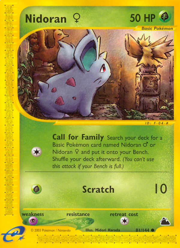 Nidoran (81/144) (Female) [Skyridge] | GnG Games