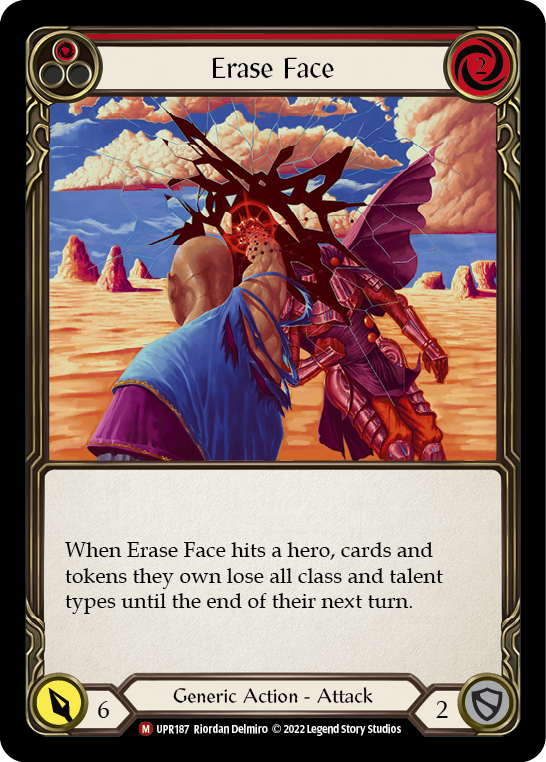 Erase Face [UPR187] (Uprising)  Rainbow Foil | GnG Games