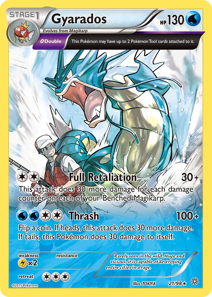 Gyarados (21/98) (Theme Deck Exclusive) [XY: Ancient Origins] | GnG Games