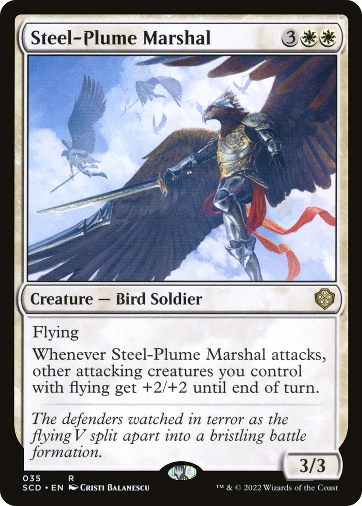 Steel-Plume Marshal [Starter Commander Decks] | GnG Games