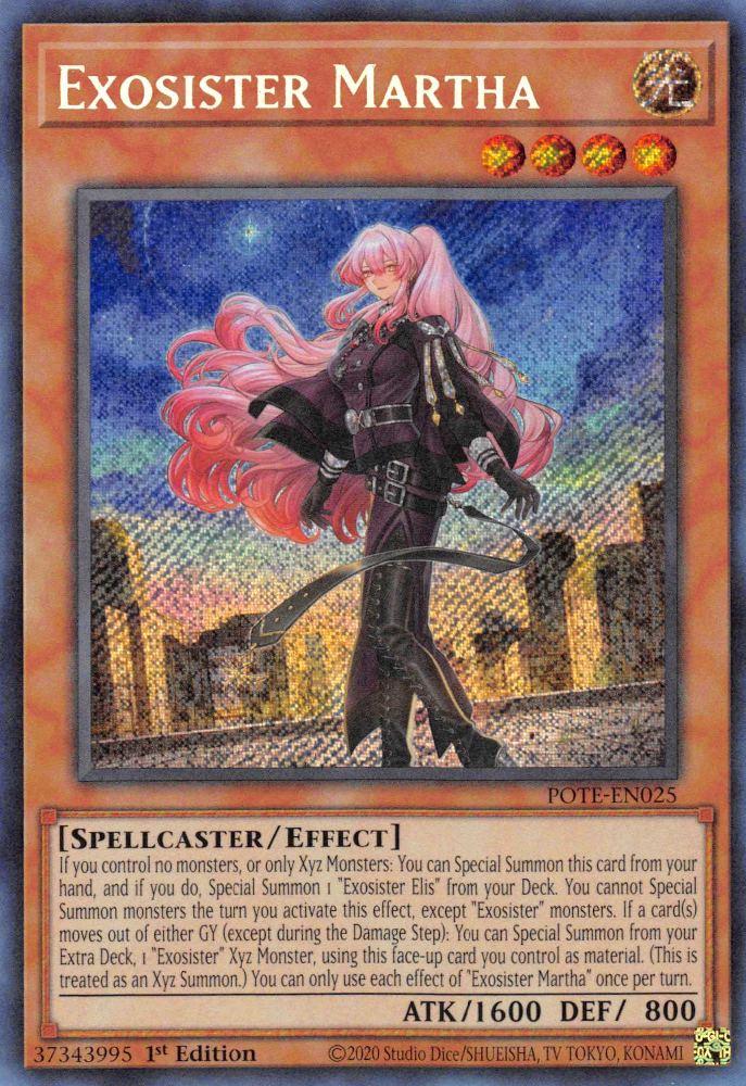 Exosister Martha [POTE-EN025] Secret Rare | GnG Games