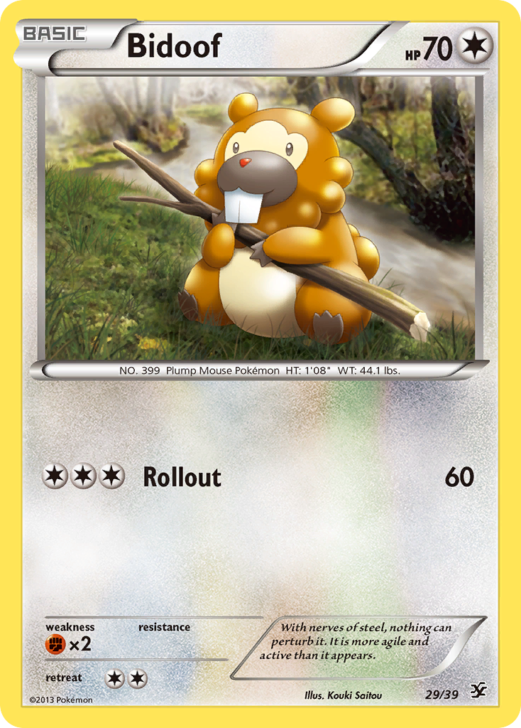 Bidoof (29/39) [XY: Kalos Starter Set] | GnG Games