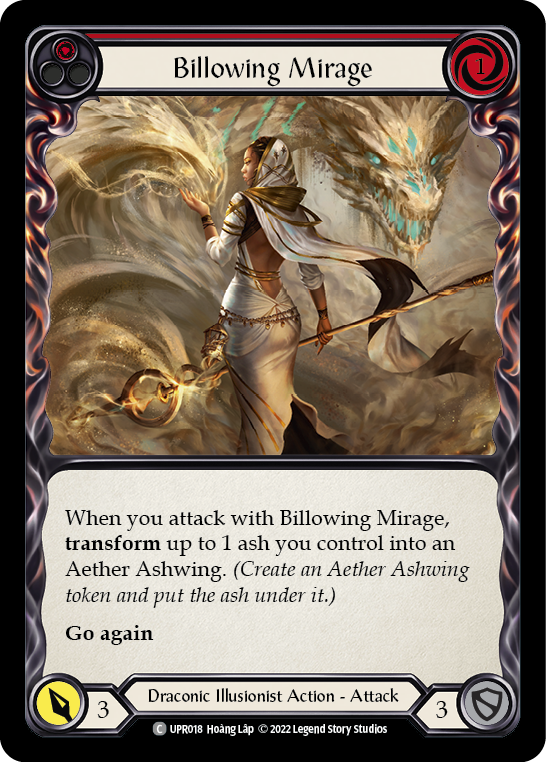 Billowing Mirage (Red) [UPR018] (Uprising)  Rainbow Foil | GnG Games