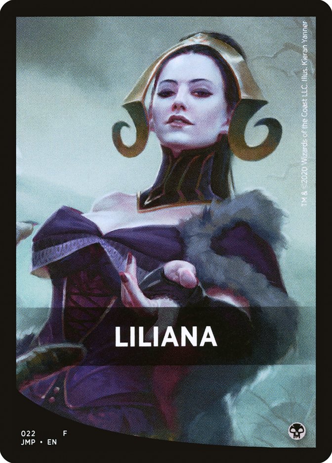 Liliana Theme Card [Jumpstart Front Cards] | GnG Games