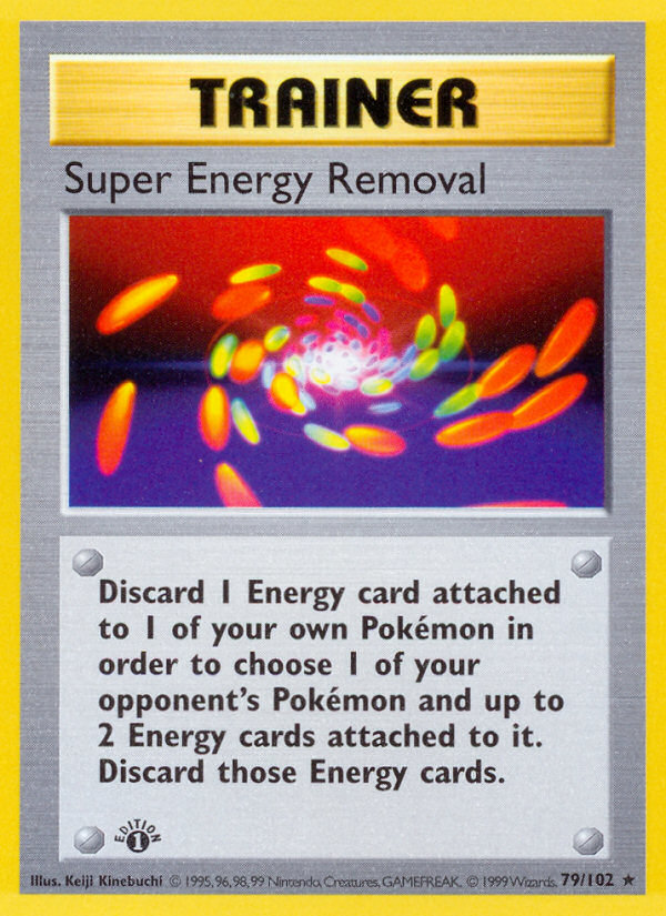 Super Energy Removal (79/102) (Shadowless) [Base Set 1st Edition] | GnG Games